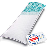 1 MIDDLE ONE vista frontal del inserto de almohada corporal, soporte completo