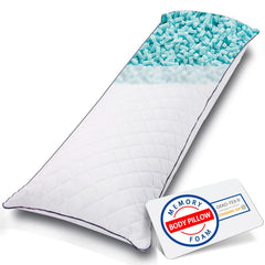1 MIDDLE ONE vista frontal del inserto de almohada corporal, soporte completo