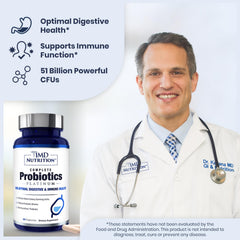 1MD Nutrition cápsula en mano indicando facilidad de ingesta y potencia