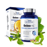 1MD Nutrition envase frontal de OsteoMD mostrando diseño y beneficio óseo