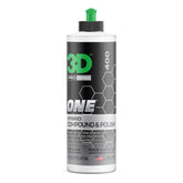 3D One envase frontal 16oz mostrando presentación profesional y confianza