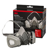 3M mascarilla 6211 frontal mostrando diseño y comodidad