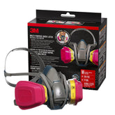 3M mascarilla frontal 65023QLH1-DC mostrando ajuste y diseño, protección cómoda