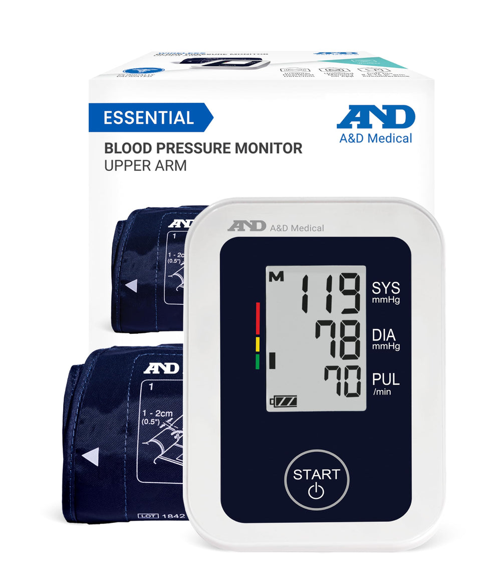 A&D Medical UA-651 frontal mostrando diseño compacto y fácil lectura