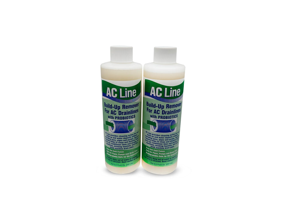 AC Line embalaje frontal mostrando pack de 2 y ahorro