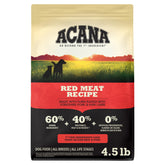 ACANA front packaging showing 4.5 lb bag and benefits