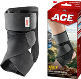 ACE tobillera vista frontal mostrando ajuste y soporte