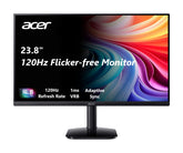 Acer KB242Y vista frontal pantalla completa, mejora visibilidad para trabajo