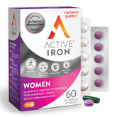 ACTIVEIRON frontal del envase mostrando fórmula completa y diseño atractivo