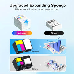 Adoccur cartuchos instalados en impresora PIXMA demostrando compatibilidad