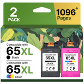 Adoccur embalaje frontal del pack 65XL mostrando caja y etiquetas, confianza de compra