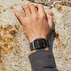 Adorique comparación de tamaño en muñeca muestra ajuste perfecto para 49mm y 46mm