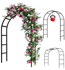 Adorox vista frontal del arco metálico, soporte robusto y elegante