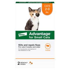 Advantage mostrando empaque frontal para identificar el producto y su beneficio