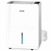 AEOCKY vista frontal del deshumidificador, potencia visible y facilidad de uso