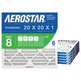 Aerostar filtro frontal pack mostrando el empaque y ahorro por 6 unidades