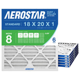 Aerostar frente del embalaje mostrando paquete de 6 y ahorro