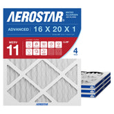 Aerostar frente del empaque mostrando 4 filtros y beneficios de filtrado