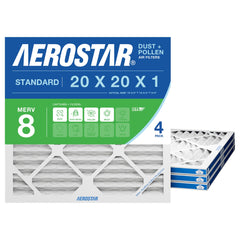 Aerostar front packaging 4 pack showing product and benefits