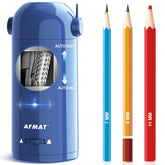 AFMAT PSX5 frente azul mostrando tapa y diseño compacto, ahorro de espacio