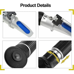 aichose closeup de las escalas Brix y gravedad para decisiones exactas