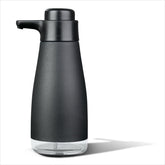 AIKE dispensador frontal negro mate, estética moderna y práctica