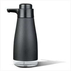 AIKE dispensador frontal negro mate, estética moderna y práctica
