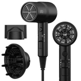AINA secador Vader Black vista frontal con diseño compacto y potencia