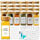 AISIPRIN conjunto de tarros de vidrio frontal muestra orden
