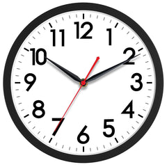 AKCISOT vista frontal del reloj de pared mostrando lectura clara