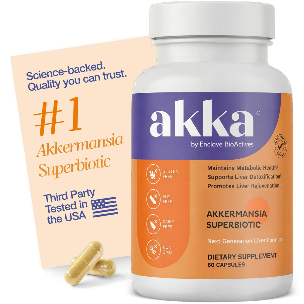 AKKA envase frontal mostrando la marca y soporte hepático