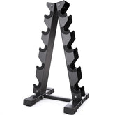 AKYEN soporte A-Frame frontal mostrando orden y ahorro de espacio