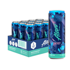 Alani Nu lata Breezeberry vista frontal, presentación clara y refrescante