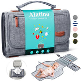 Alatino front folded pad showing compact carry handle and quick-carry benefit