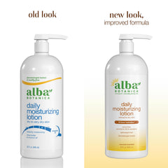 Alba Botanica pump dispensing lotion for easy controlled application