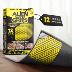 ALIEN TAPE embalaje frontal mostrando las 12 almohadillas y beneficios