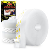 ALIEN TAPE rollo frontal mostrando adhesivo y transparencia para sellado efectivo