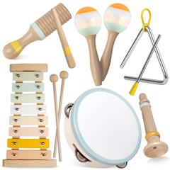 Aliex set frontal de instrumentos Montessori para aprendizaje sensorial