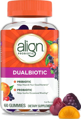 Align frente del envase mostrando 60 gomitas y beneficios digestivos