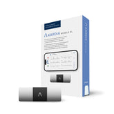 AliveCor KardiaMobile 6L Max vista frontal con diseño compacto y fácil agarre