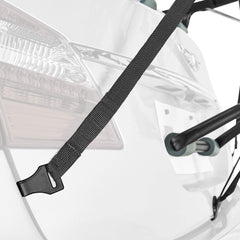 Allen 102DN-R detalle del acolchado protegiendo la carrocería