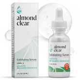 Almond Clear frente del envase mostrando diseño y cantidad