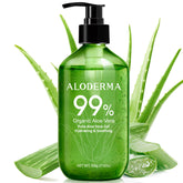 Aloderma envase frontal con dispensador para uso fácil y ahorro