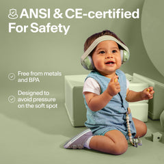 Alpine Muffy Baby diadema ajustable antideslizante y cómoda para crecer con el niño