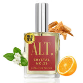 ALT. FRAGRANCES frasco frontal mostrando diseño y elegancia duradera