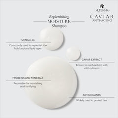 Alterna shampoo foam texture demonstrating rich lather and nourishing slip
