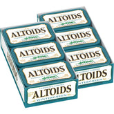 Altoids lata frontal mostrando el diseño clásico y fácil transporte