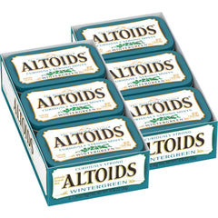 Altoids lata frontal mostrando el diseño clásico y fácil transporte