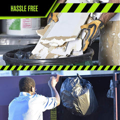 Aluf Plastics bolsa instalada en tambor para uso comercial y manejo de residuos