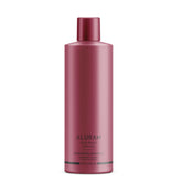 ALURAM envase frontal del champú voluminizador con diseño claro y beneficios